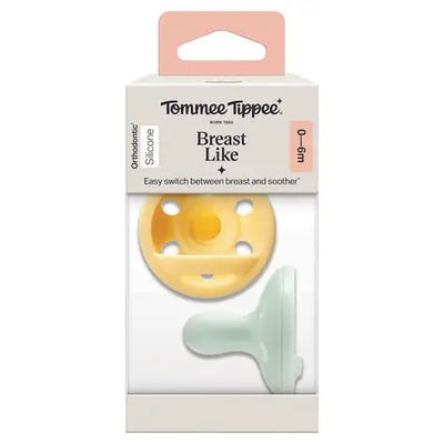 Tommee Tippee Breast-Like Soother 0-6 M X2